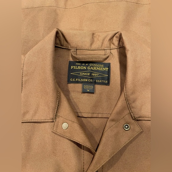 Filson Dry Tin Cloth Jac Shirt - Picture 2 of 3